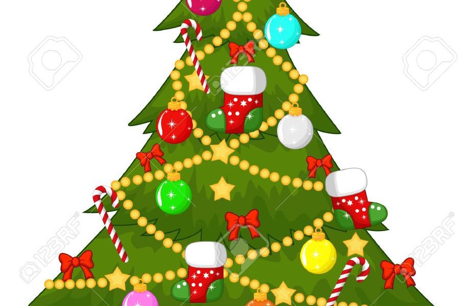 33368005-decorado-de-dibujos-animados-de-árboles-de-navidad